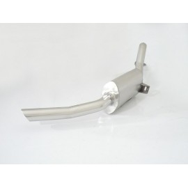 Stainless steel rear silencer Alfa Romeo Duetto Spider 1° SERIE - 1.3 Junior (89CV) 'OSSO DI SEPPIA' 1968-1969
