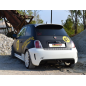 Endrohr Gruppe N n Edelstahl mit zentralem ER 2x80 mm rund  ABARTH 500 / 595 1.4TJET (99/118KW) 07/2008 - 2016