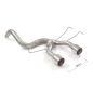 Stainless steel rear tube group N Abarth 500 / 595 1.4TJET (132kW) 2013 - 2015