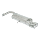 Stainless steel rear Alfa Romeo 166 2.5 V6 24V (140kW) 10/1998 - 12/2007