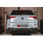 Silencieux arrière duplex en inox Volkswagen Golf Mk8 1.5TSI (96kW - Essieu rigide) 2019 à Aujourd’hui