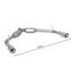Stainless steel rear silencer left/righ Alfa Romeo GIULIETTA(940) 1.4TB GPL (88KW) 2012 - Today