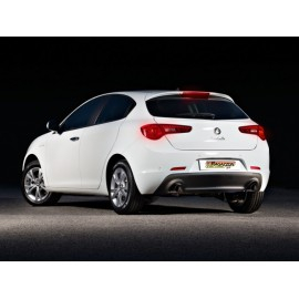 Posteriore inox sdoppiato con terminali rotondi Alfa Romeo GIULIETTA (940) 1.4TB (110KW) SPRINT 2014 - 2018