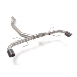 Stainless steel rear tubes group N left/right Alfa Romeo Giulia(952) 2.0 Turbo Veloce (184kW) 2021 - Today