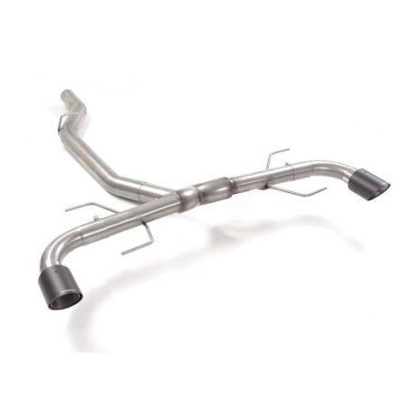 Stainless steel rear tubes group N left/right Alfa Romeo Giulia(952) 2.0 Turbo Veloce (184kW) 2021 - Today
