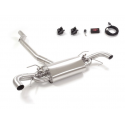 Stainless steel rear silencer for original Alfa Romeo Giulia(952) 2.0 Turbo Veloce (184kW) 2021 - Today