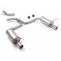 Stainless steel rear silencer left/right Alfa Romeo 159 2.0JTDm (125kW) + Sportwagon 2009 - 2011