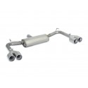 Posteriore inox sdoppiato con terminali rotondi Alfa Romeo GIULIETTA (940) 1750TB (172,5KW) 2010 - 2014