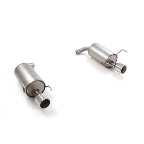 Stainless steel rear silencer left/right Alfa Romeo 159 2.4JTDm 20V (147/154kW) + Sportwagon 09/2005-2011