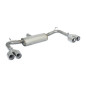 Stainless steel rear silencer left/right Alfa Romeo GIULIETTA (940) 1750TB (177KW) 2014 - 2018