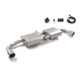 Stainless steel rear silencer left/right each with round Sport Line Alfa Romeo 4C 1750TB (177kW) 2013 - 2020