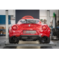 Stainless steel rear silencer left/right each with round Sport Line Black Alfa Romeo 4C 1750TB (177kW) 2013 - 2020