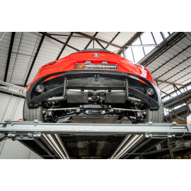 Endschalldämpfer in Edelstahl rechts/links mit ER 102 mm rund Sport Line Black Alfa Romeo 4C 1750TB (177kW) 2013 - 2020