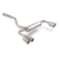 Silencieux arrière duplex en inox 80mm Jeep Renegade 2.0Mjet 4WD (125kW) 2014 - 07/2018