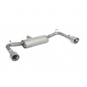 Stainless steel rear silencer left/right Alfa Romeo GIULIETTA (940) 2.0JTDM2 (103/125KW) 2010 - 2013