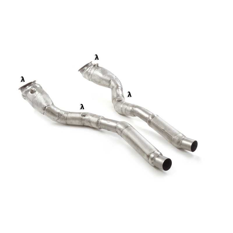 Downpipe - Tube suppression catalyseur en inox Ferrari 812 Superfast Coupé 6.5 V12 (588kW) 2017 - Aujourd'hui