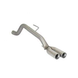 Stainless steel rear tube group N with round Abarth GRANDE PUNTO 1.4 TJET KIT ESSEESSE (132KW) 10/2007 - Today
