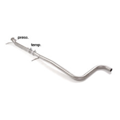 Tramo intermedio para supresor filtro OPF / GPF en acero inox Ford Fiesta Mk8 1.0 Ecoboost (92kW) 2017 - 2023