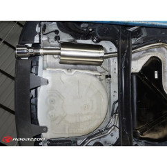 Silencioso trasero doble salida redondas Ford fiesta Mk8 1.0 Ecoboost (70kW) 2019 - 2021