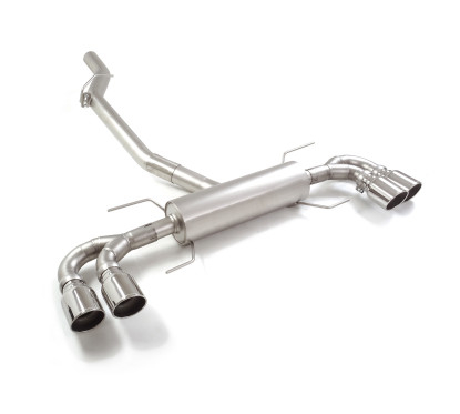 Stainless steel rear silencer left/right Alfa Romeo Giulia(952) 2.0 TURBO (147KW) 2016 - Today