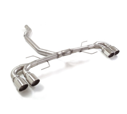 Stainless steel rear tubes group N left/right Alfa Romeo Giulia(952) 2.0 TURBO (147KW) 2016 - Today