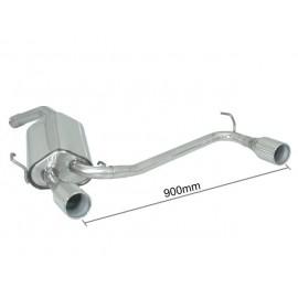 Stainless steel rear silencer left/right Alfa Romeo GT (937) 2.0 JTS (122KW) 2004 - 06/2010
