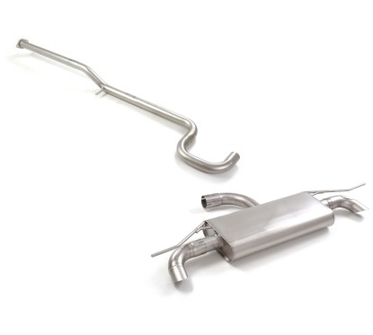 Tramo intermedio + Silencioso trasero doble  inox Audi A3 (Typ 8Y - GY) Sportback 40TFSIe (110 - 150kW) 2020 - 2024