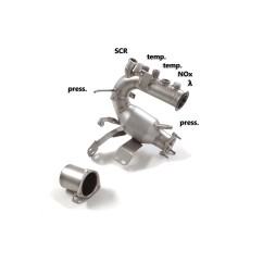 Catalizador + Tramo supresor filtro antipartículas Audi A4 (typ F4 - B9) 40TDi (140kW) Quattro 2018 - 2019