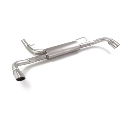 Silencioso trasero doble en acero Sport Line inox Alfa Romeo Tonale(965) 1.3T Hybrid (132 - 206kW) 2022 - 2025