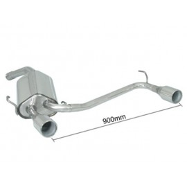 Posteriore inox sdoppiato con terminali rotondi Alfa Romeo GT (937) 3.2 V6 24V (177KW) 2004 - 06/2010
