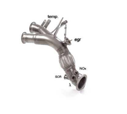 Tramo supresor catalizador + Tramo supresor FAP BMW X5 (G05) 2023 M50D (294kW) 11/2018 - 2020