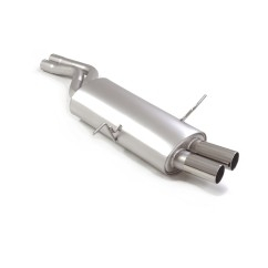 Silencioso trasero en acero inox con salidas redondas BMW Série3 E46 330Ci (Coupè / Cabrio) 170kW 2001 - 2007