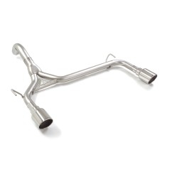 Tubo posteriore Gr. N inox sdoppiato con terminali rotondi 2 / 102 mm ABARTH 695 1.4 T-JET (132 / 140KW) Ø63.5mm 2009 - 2016