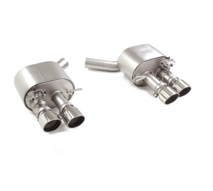 Silencioso trasero doble en acero inox Audi S5 (Typ FU) 3.0TFSI Quattro (270kW) 2024 - Hoy