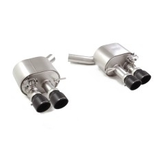 Silencioso trasero doble en acero inox con salidas redondas Audi S5 (Typ FU) 3.0TFSI Quattro (270kW) 2024 - Hoy