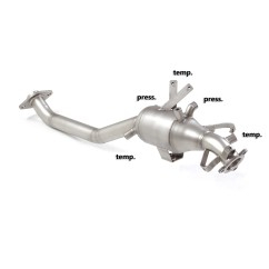 Sportkatalysator + Gruppe-N-Edelstahl-Ersatzrohr für Partikelfilter Fiat Fullback 2.4TD 4x4 (133kW) 2015 - 2020
