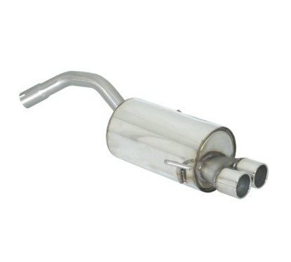 Posteriore inox con terminali Alfa romeo 147 1.9 JTD (85/103/110KW) 2001 - 10/2004