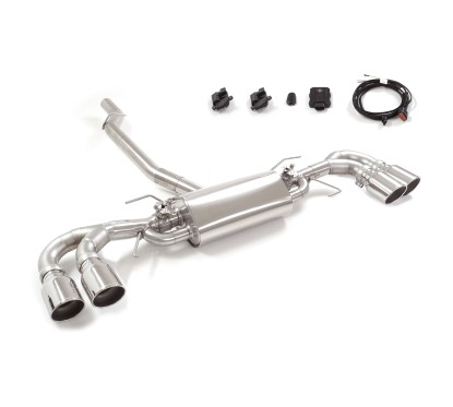 Stainless steel rear silencer left/right Alfa Romeo Giulia(952) 2.0 Turbo Veloce (184kW) 2021 - Today