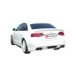Silencieux d'échappement arrière duplex 2 sorties 90mm Audi A4 2.0TDI (105KW) 11/2007 - 2015