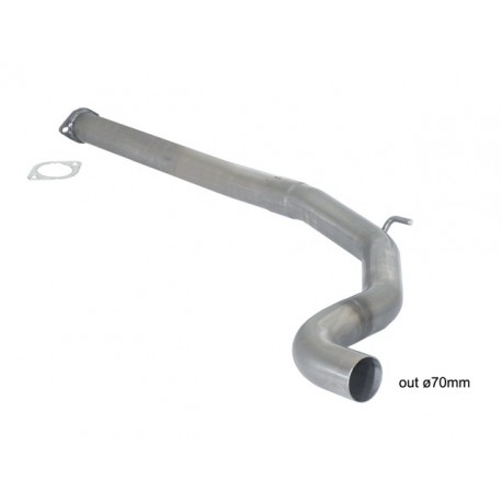 Stainless steel centre pipe group N  Abarth 1.4 TURBO MULTIAIR (120KW)Ø70MM 10/2009 - Today