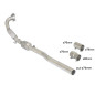 Catalyseur métallique Sport + ligne majoré en 76mm AUDI TT QUATTRO 2.0TFSI (147KW) 2006 - 2014