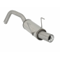 Silencieux arrière en inox 1 sortie Ovale 115mm FORD KA 1.2 (51KW) 01/2009 - 2015
