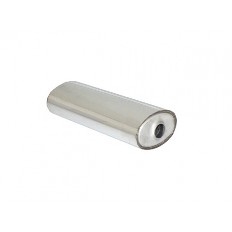 Silencieux universal oval en inox 220x140 mm longueur 520 mm  Ragazzon