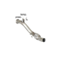 Tube remplacement catalyseur + tube remplacement filtre à particules BMW Serie 1 E81(3portes) 120D (130KW) 2007 - Aujourd'hui