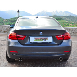Silencieux arrière duplex BMW Série 3 F30(SEDAN) 318D - 318D XDRIVE (105KW) 02/2012 - Aujourd'hui sortie ronde 80 mm
