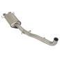 Stainless steel centre silencer Alfa Romeo 75 KAT. 1.6IE - 1.8IE 1987 - 1993