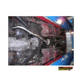 Stainless steel centre silencer Alfa Romeo 75 KAT. 1.6IE - 1.8IE 1987 - 1993