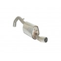 Posteriore inox con terminale rotondo Alfa Romeo 75 KAT. 2.0 Twin Spark 1987 - 1993