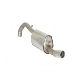 Posteriore inox con terminale rotondo Alfa Romeo 75 1.8 TURBO 1986 - 1993