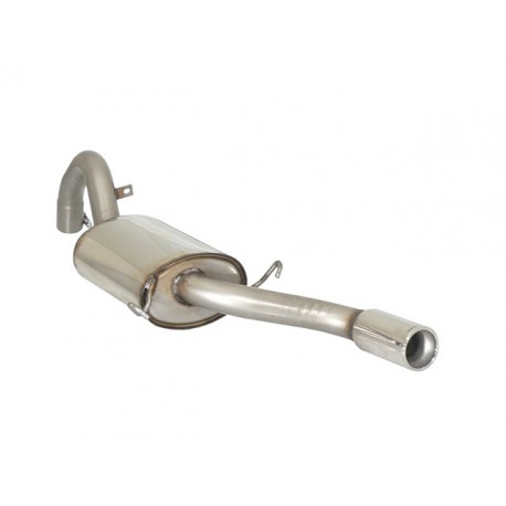 Stainless steel rear silencer with round tail pipe 80 mm Alfa Romeo 75 1.8 TURBO AMERICA 1987 - 1993